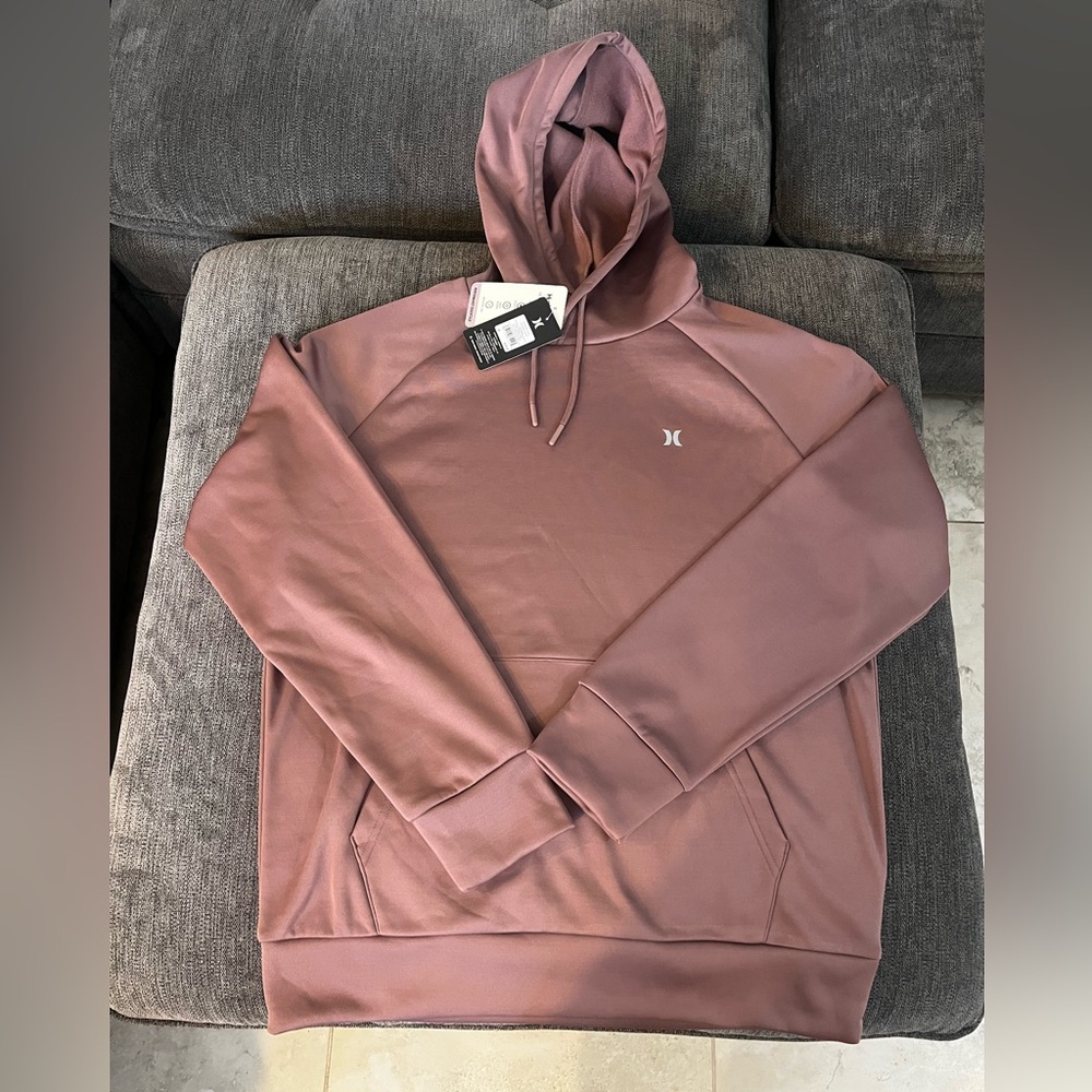 - Hurley Hoodie, Light brown/Chocolate. NWT